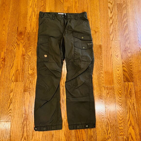 Fjallraven Pants Mens Keb Trousers Trekking G-1000 32 Regular Length - Picture 9 of 16